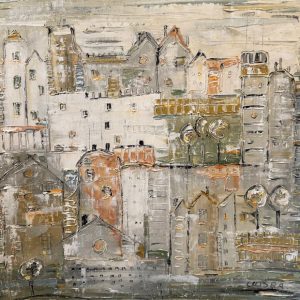 Peinture à l’huile sur toile – 40×40 cm – Ausra Stankus