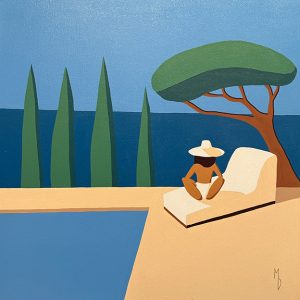 Peinture acrylique sur toile – 40×40 cm – Marie Deforche