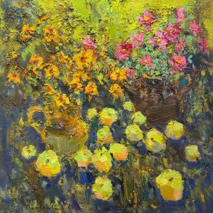 Peinture à l‘huile sur toile – 40×40 cm – Tatsiana Potvorova